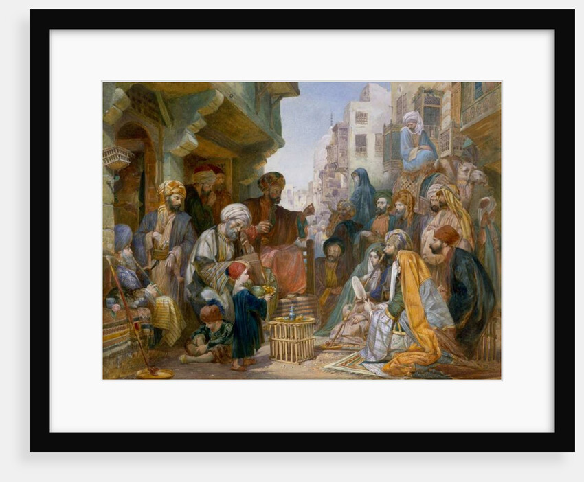 Turkish Street Scene by Amadeo Preziosi