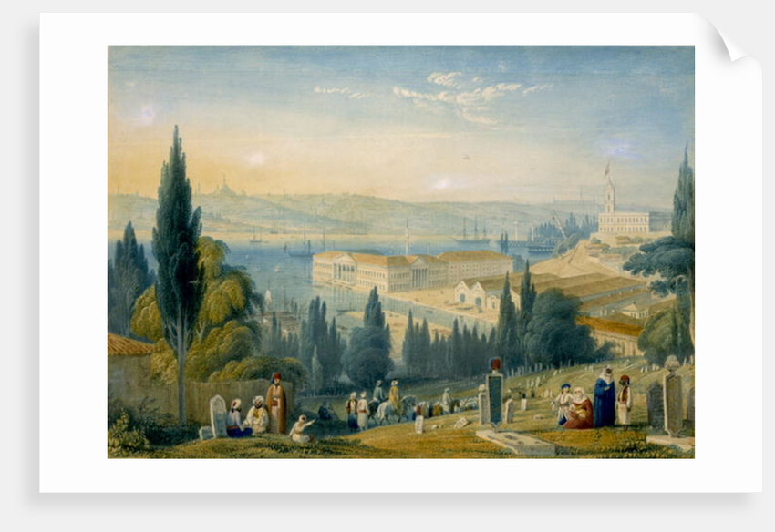 Turkish Naval Buildings on the Golden Horn by William Purser