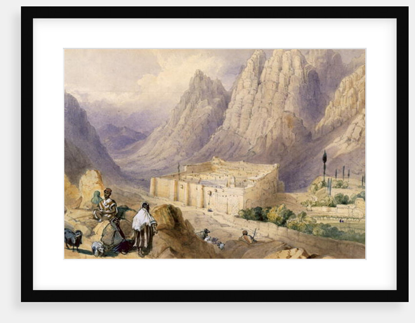 The Convent of St. Catherine, Mount Sinai by William Henry Bartlett