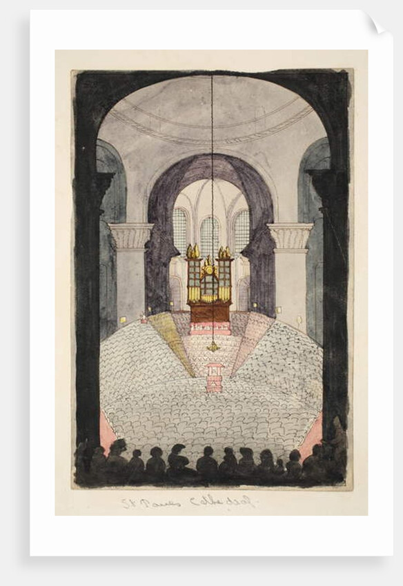 St Paul's Cathedral by English School