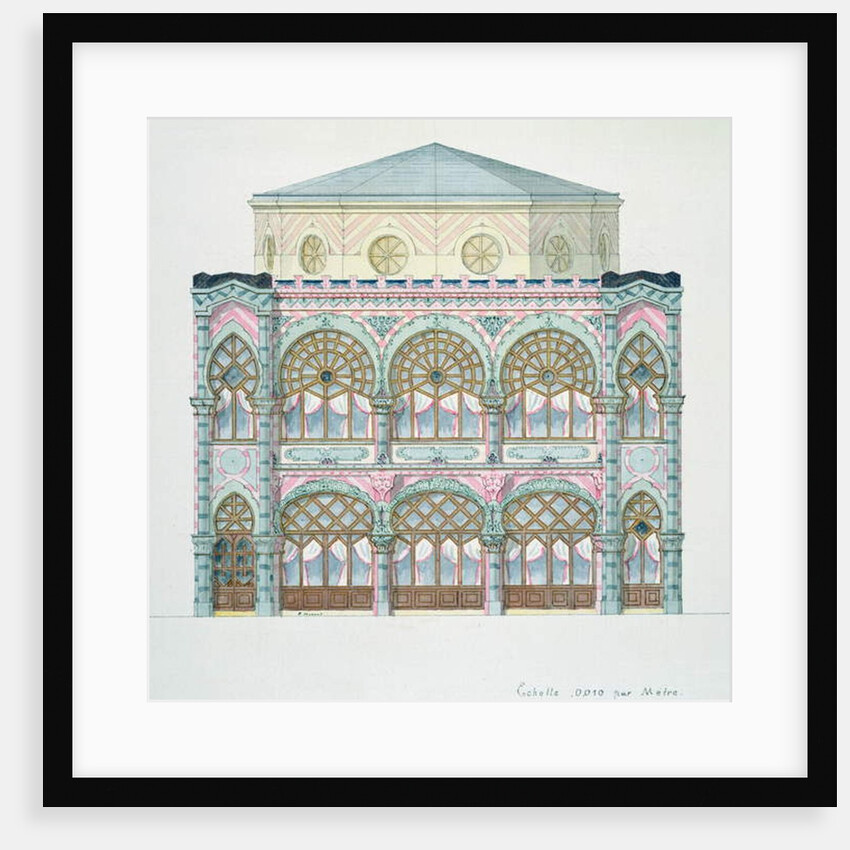 Elevation of a Cafe-Concert by H. Monnot