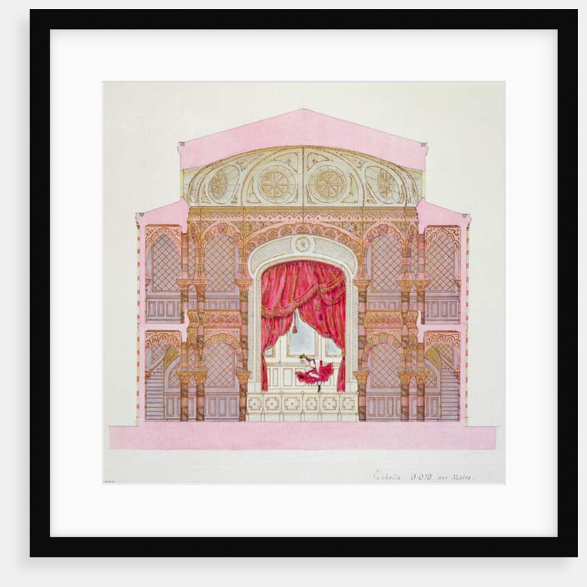 Cross section of a Cafe-Concert by H. Monnot