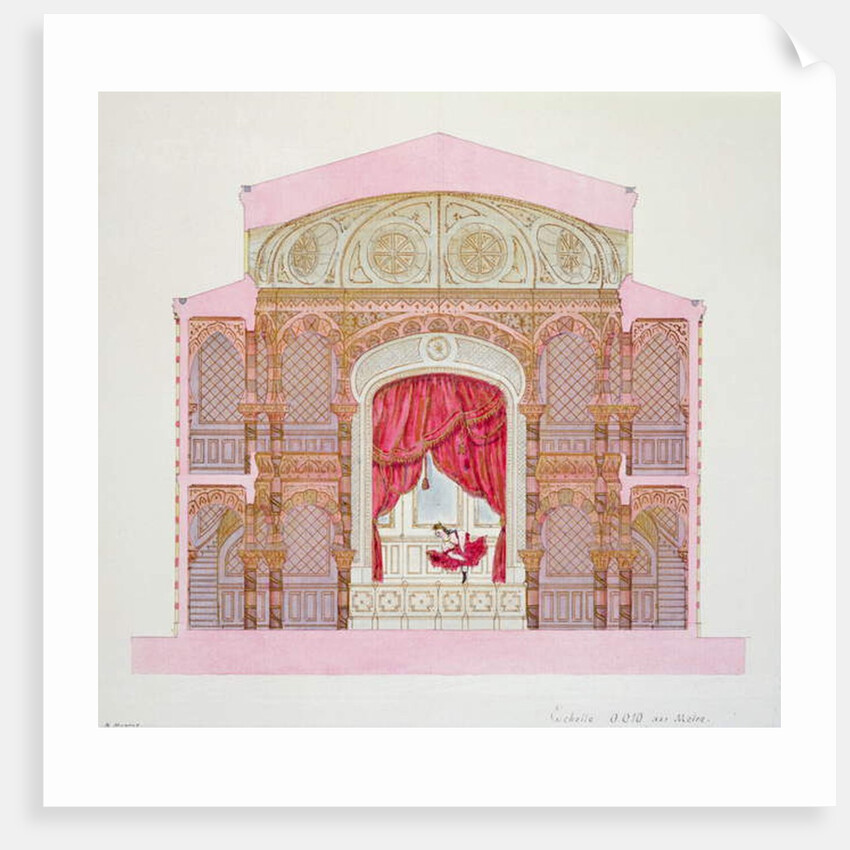 Cross section of a Cafe-Concert by H. Monnot