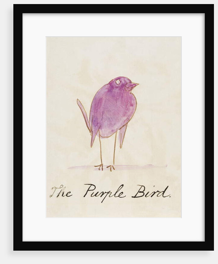 The Purple Bird by Edward Lear
