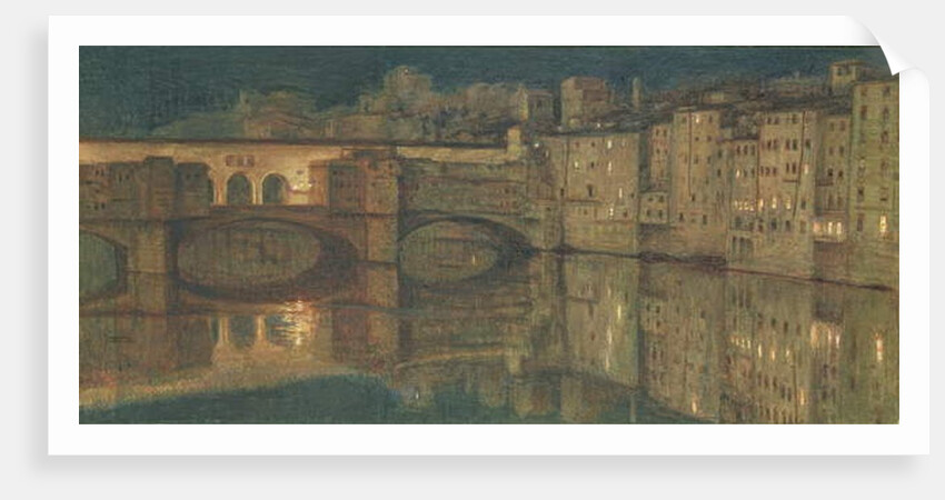 Ponte Vecchio, Florence by William Holman Hunt
