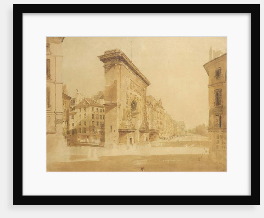 Porte St Denis, Paris by Thomas Girtin