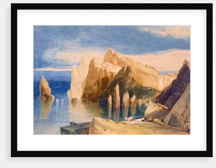 Cliffs on the North East Side of Point Lorenzo, Madeira by John Sell Cotman