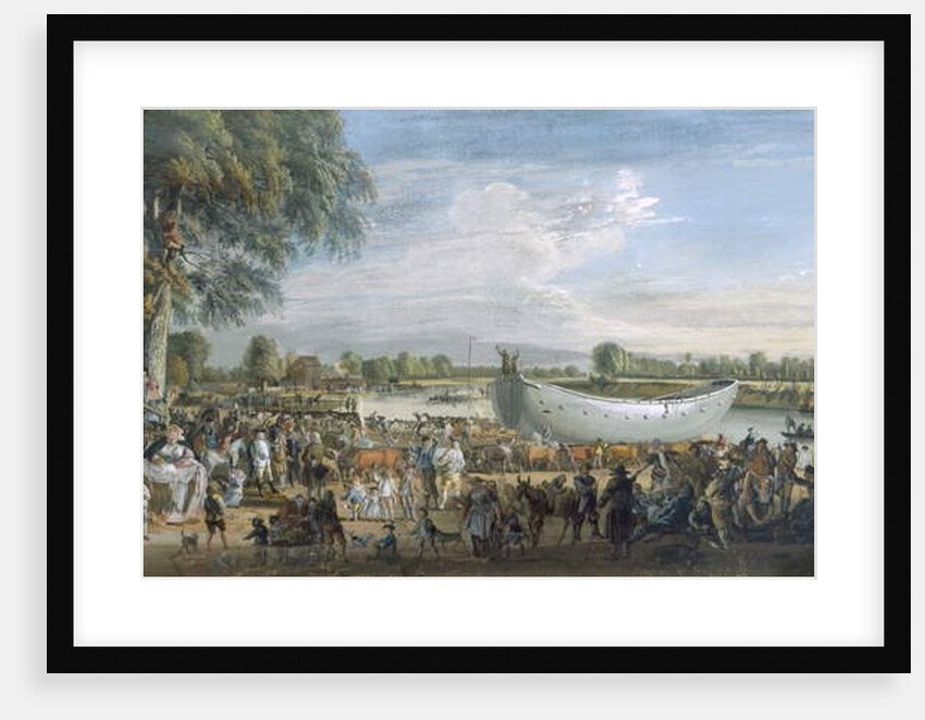 The Chinese Junk on its way to Virginia Water, c.1753 by Paul Sandby