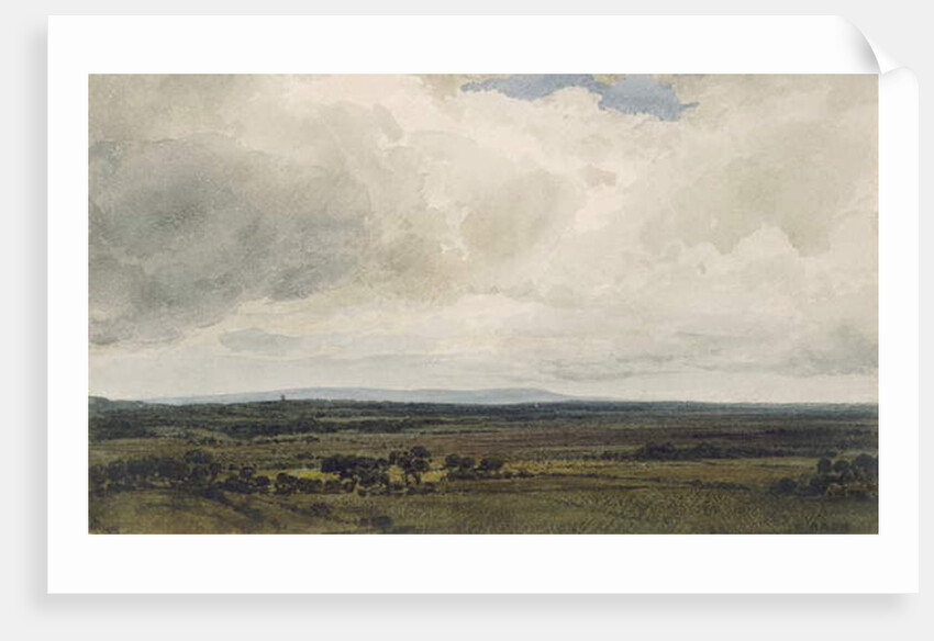 Showery Day, Glastonbury Tor by Frederick Nash