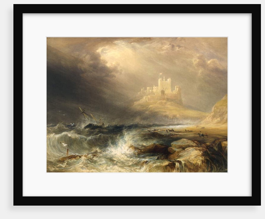 Bamborough Castle by William Andrews Nesfield