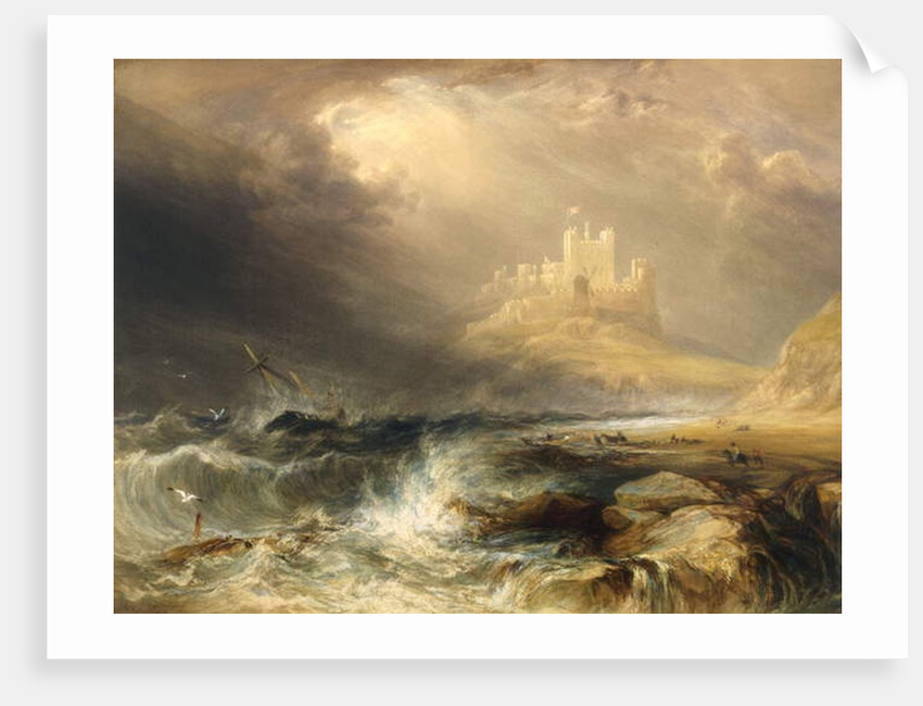 Bamborough Castle by William Andrews Nesfield