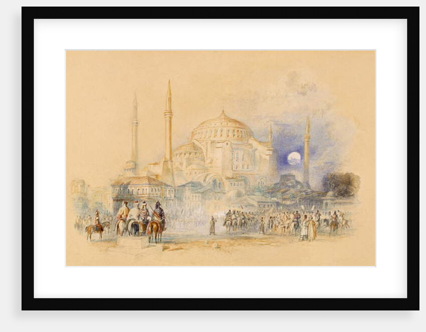 Hagia Sofia by Joseph Mallord William Turner