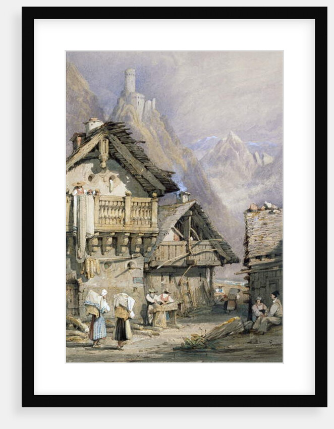 An Alpine Village by Samuel Prout