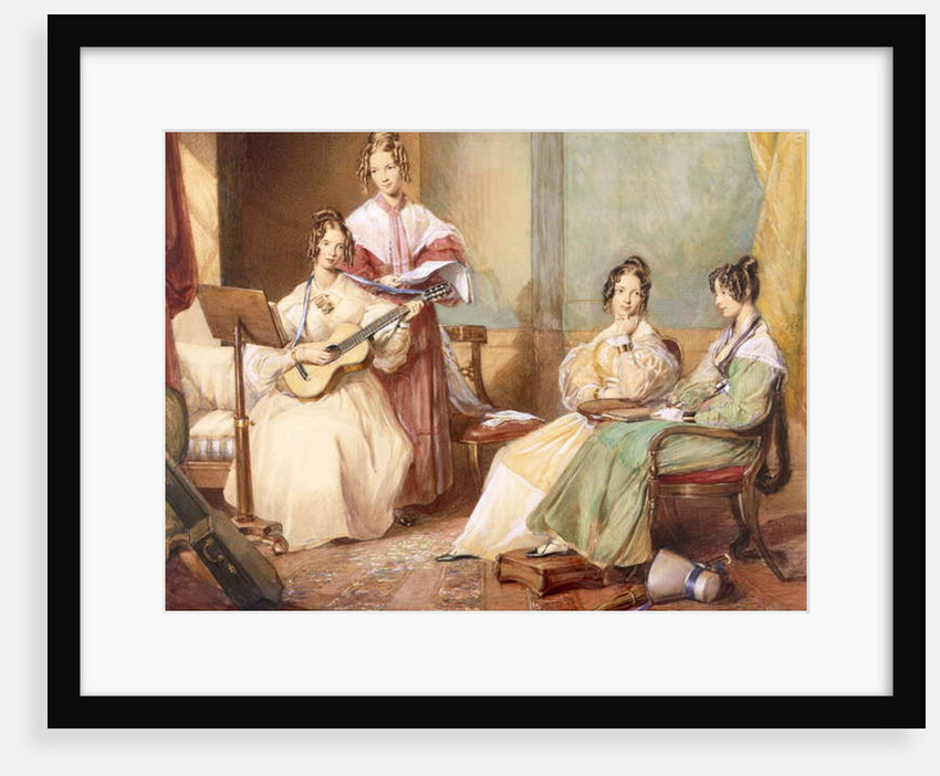 The Four Daughters of Archbishop Sumner, 1833 by George Richmond