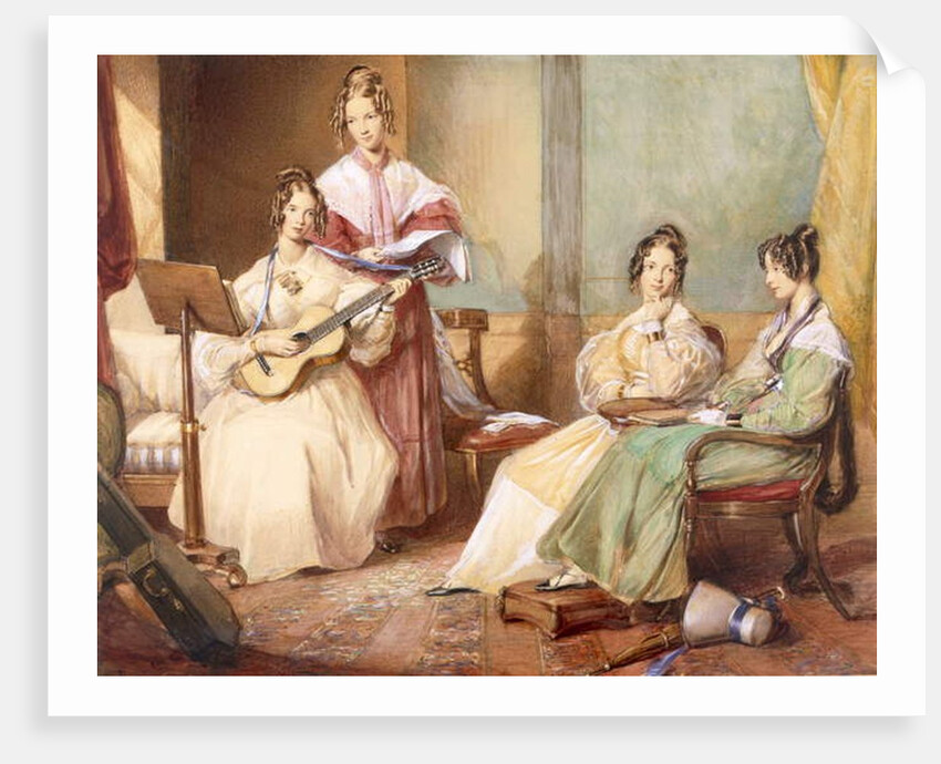 The Four Daughters of Archbishop Sumner, 1833 by George Richmond