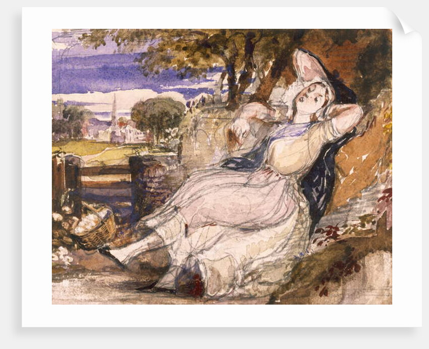 Girl Dreaming by Richard Redgrave