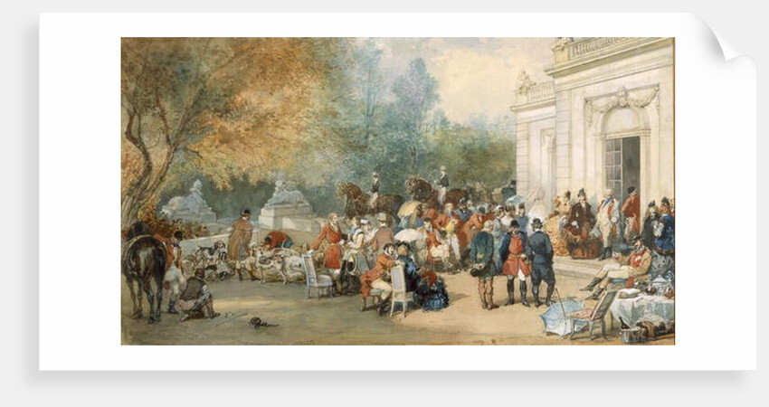 A Hunting Breakfast in England, 1870 by Eugene-Louis Lami