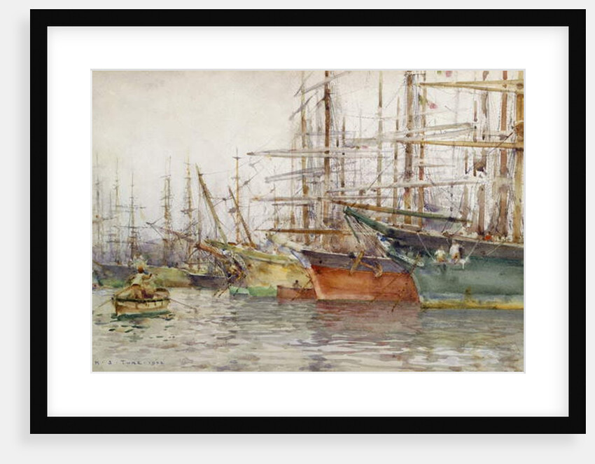 Genoa Harbour, 1904 by Henry Scott Tuke