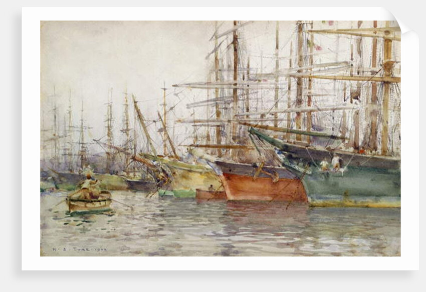 Genoa Harbour, 1904 by Henry Scott Tuke