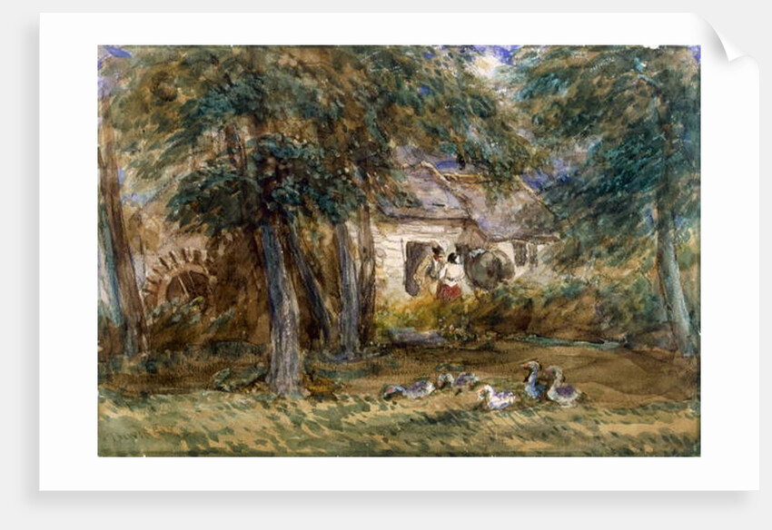 Watermill by David Cox