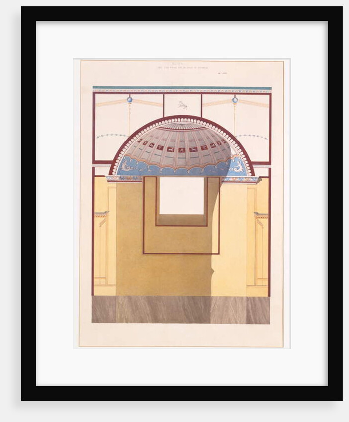 Niche in the tepidariam, House of Diomedes, Pompeii, 1897 by Luigi Bazzani