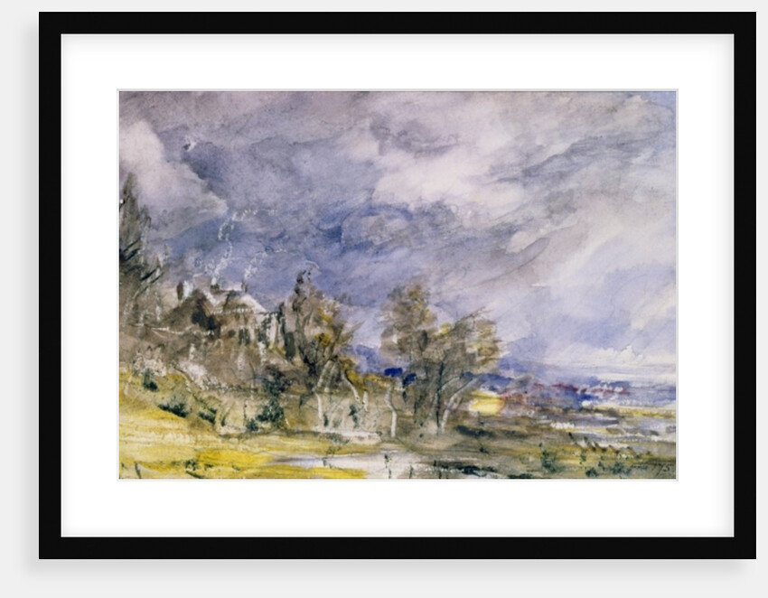 Hampstead Heath from near Well Walk, 1834 by John Constable