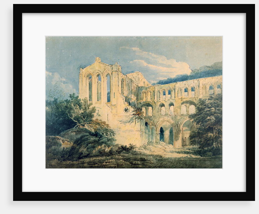 Rievaulx Abbey, Yorkshire, 1798 by Thomas Girtin