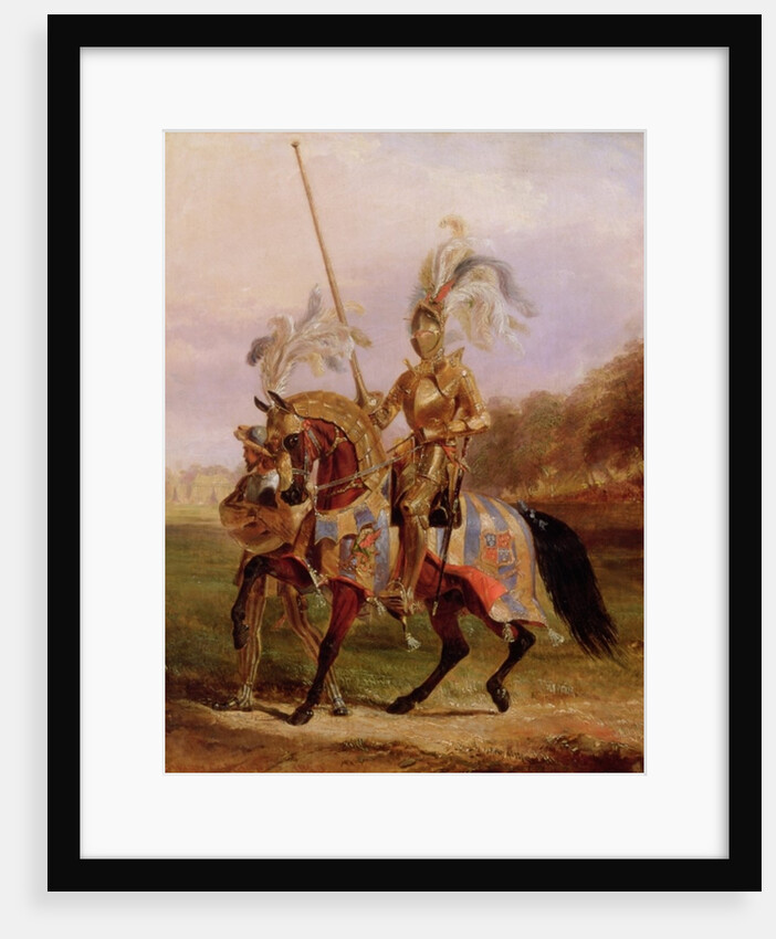 At Eglinton, Lord of the Tournament, 1840 by Edward Henry Corbould