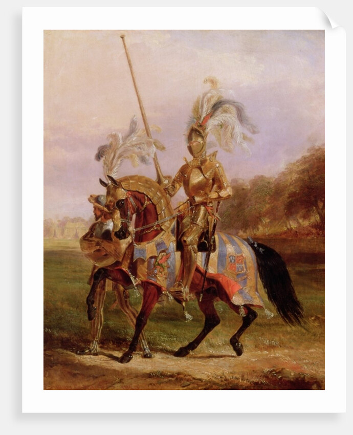 At Eglinton, Lord of the Tournament, 1840 by Edward Henry Corbould