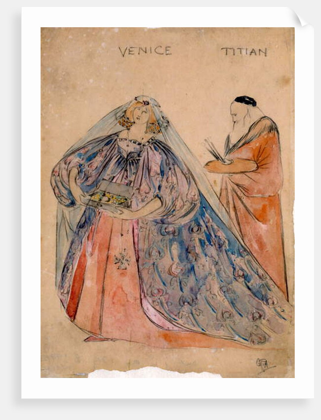 Venus and Titan, 1890s by English School