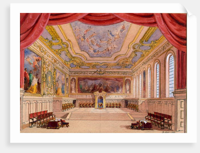 Set Design for 'The Merchant of Venice' by William Shakespeare, 1858 by English School