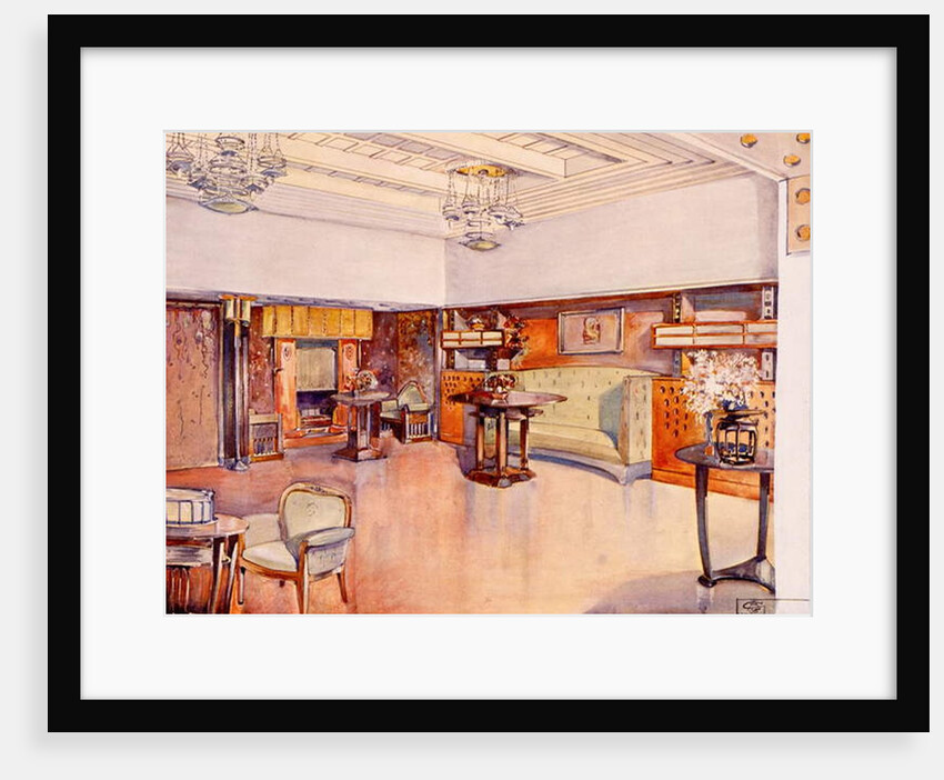 Living Room, 1905 by Alfred Grenander