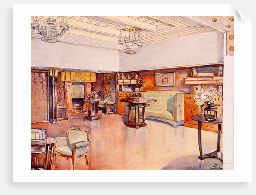 Living Room, 1905 by Alfred Grenander