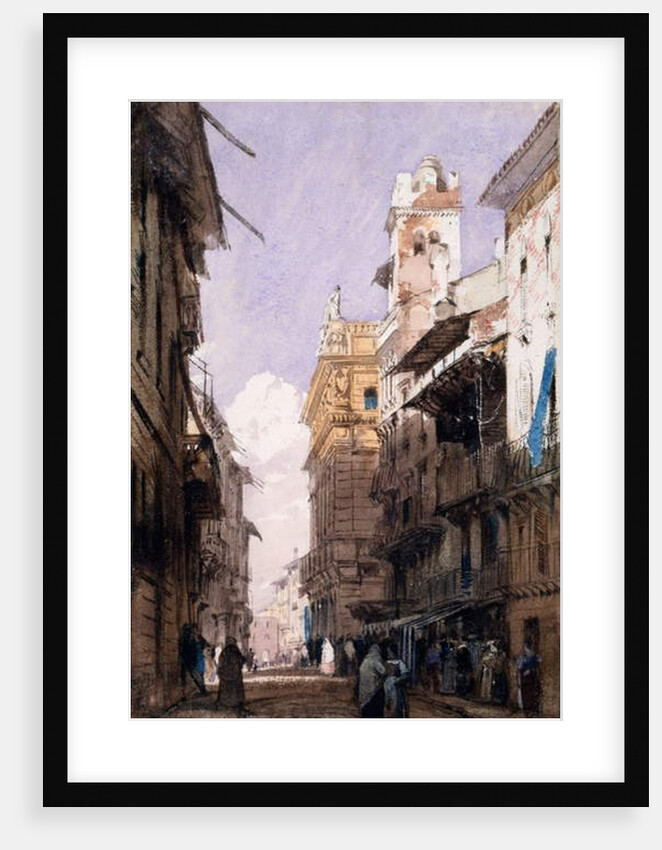 Corso Saint Anastasia, Verona by Richard Parkes Bonington
