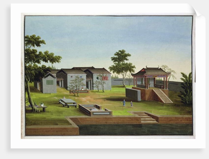 Garden Scene, c.1820-40 by School Chinese