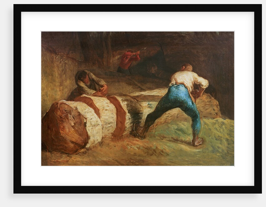 The Wood Sawyers, 1848 by Jean-Francois Millet