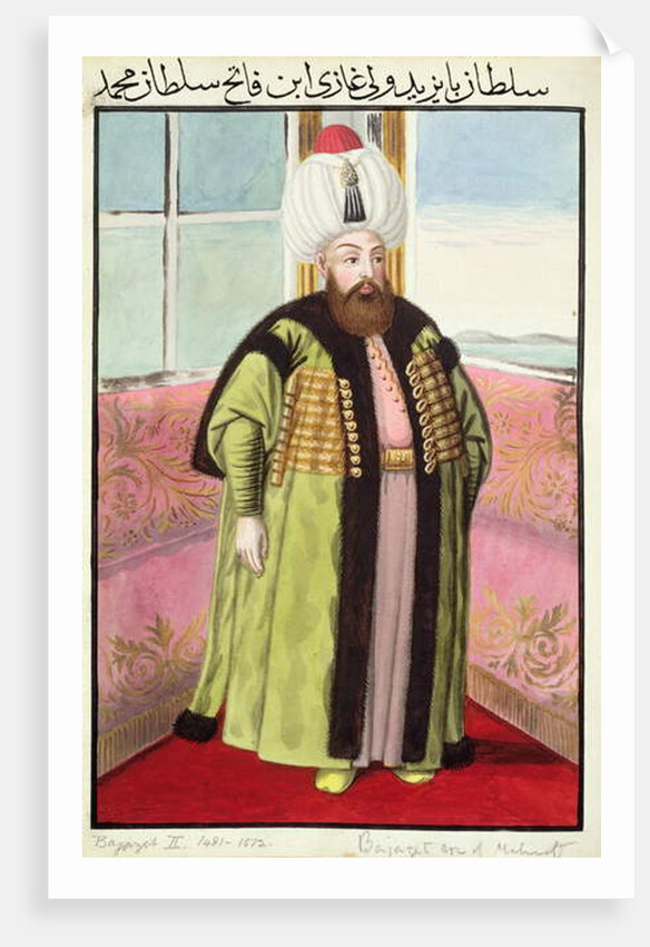 Bajazet II called 'Adli', the Just, Sultan 1481-1512 by John Young