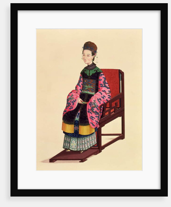 Portrait of a Tartar Woman by School Chinese