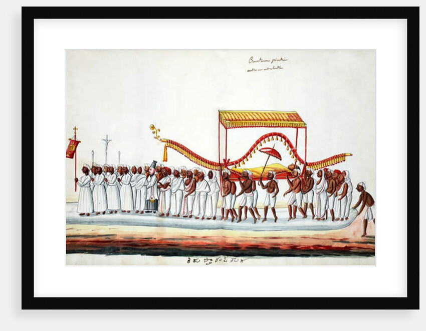 Funeral procession by Indian School