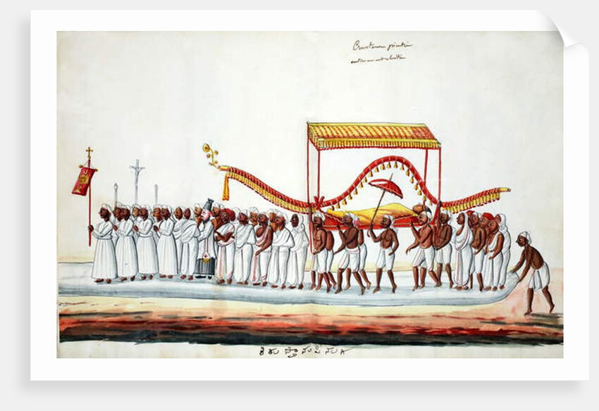 Funeral procession by Indian School