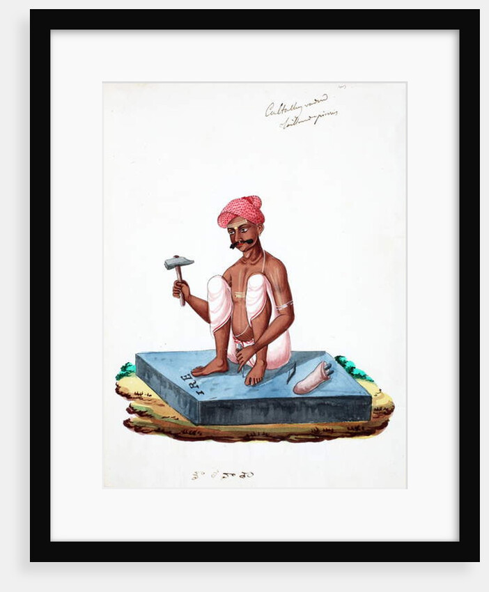 Stonemason by Indian School