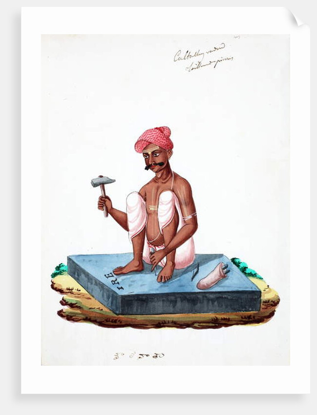 Stonemason by Indian School