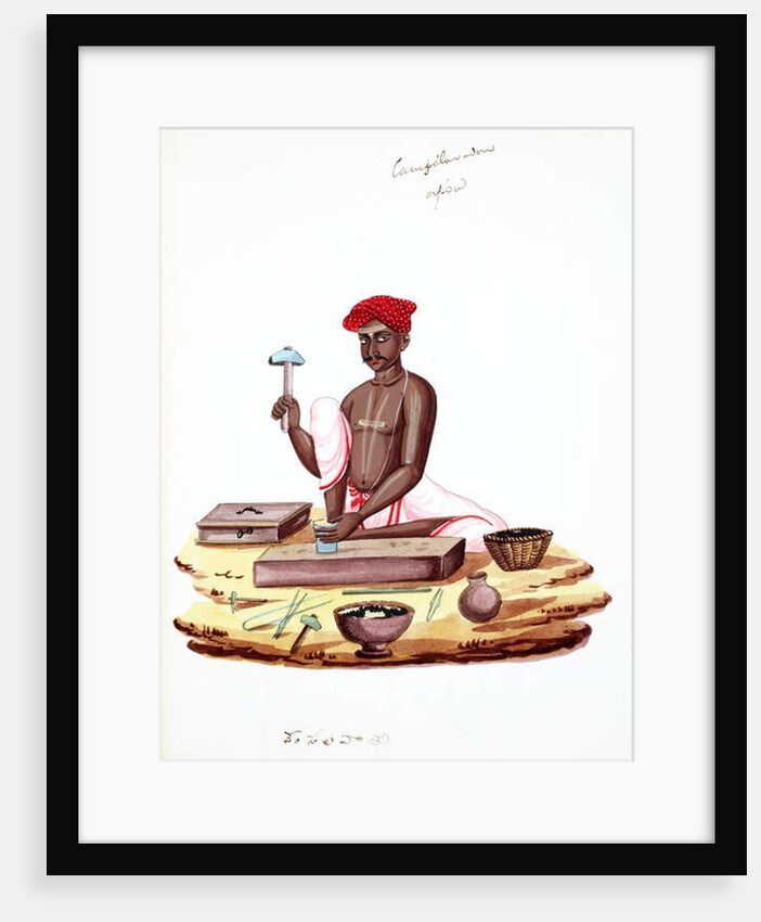 Stonemason by Indian School