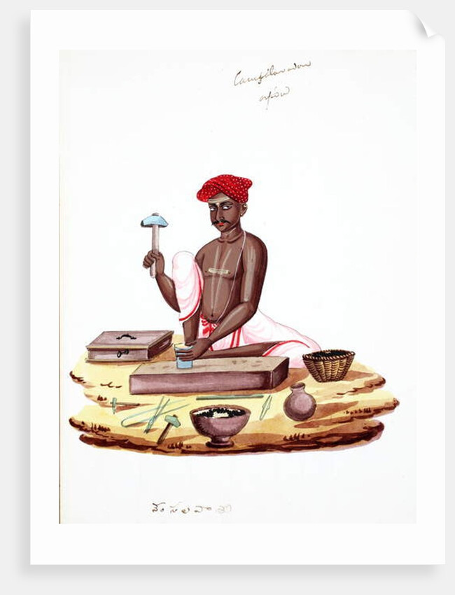 Stonemason by Indian School