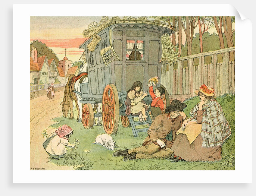 The Gypsy Caravan by Francis Donkin Bedford