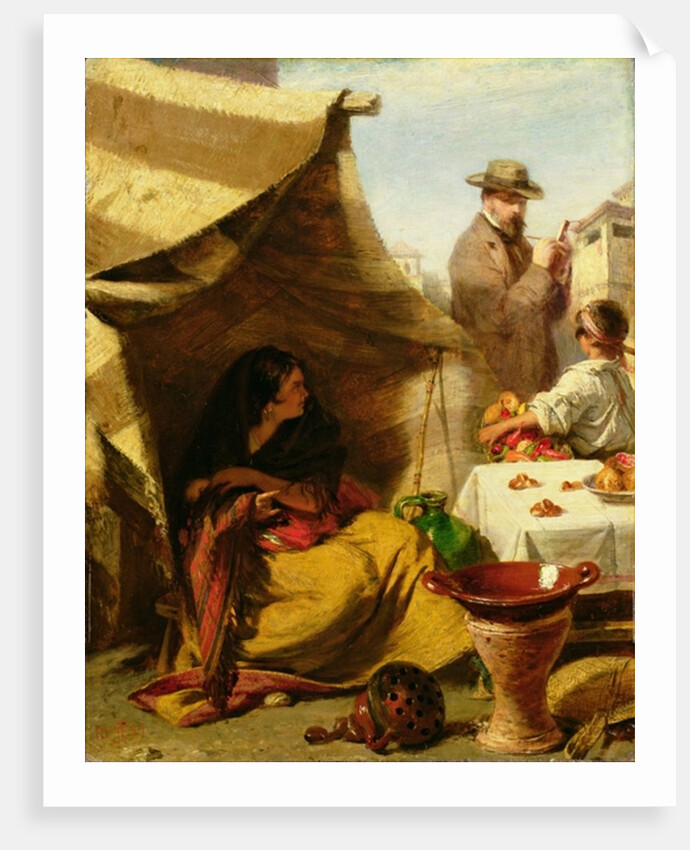 The Evil Eye, 1859 by John Phillip