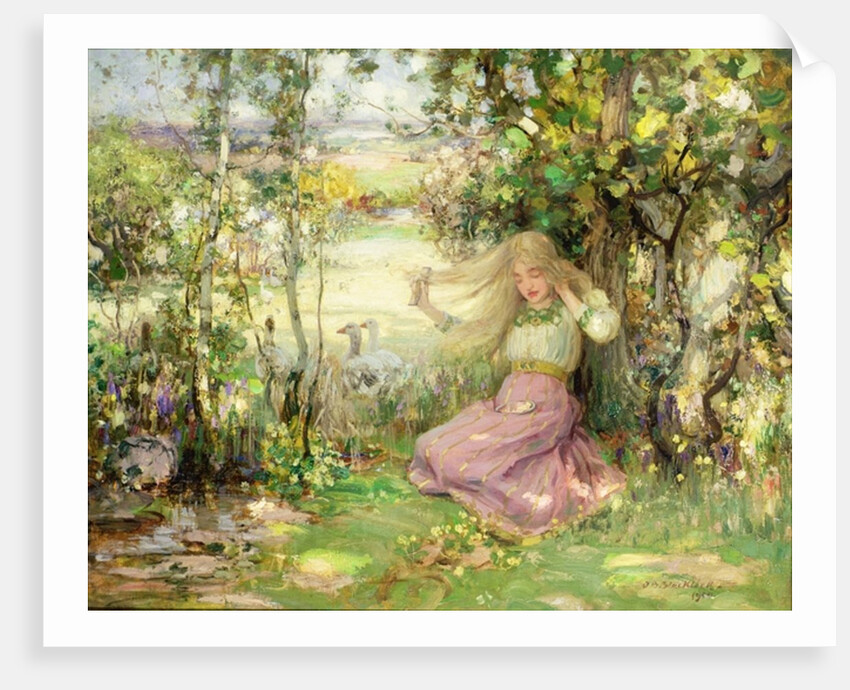 A Spring Idyll, 1900 by Thomas Blacklock