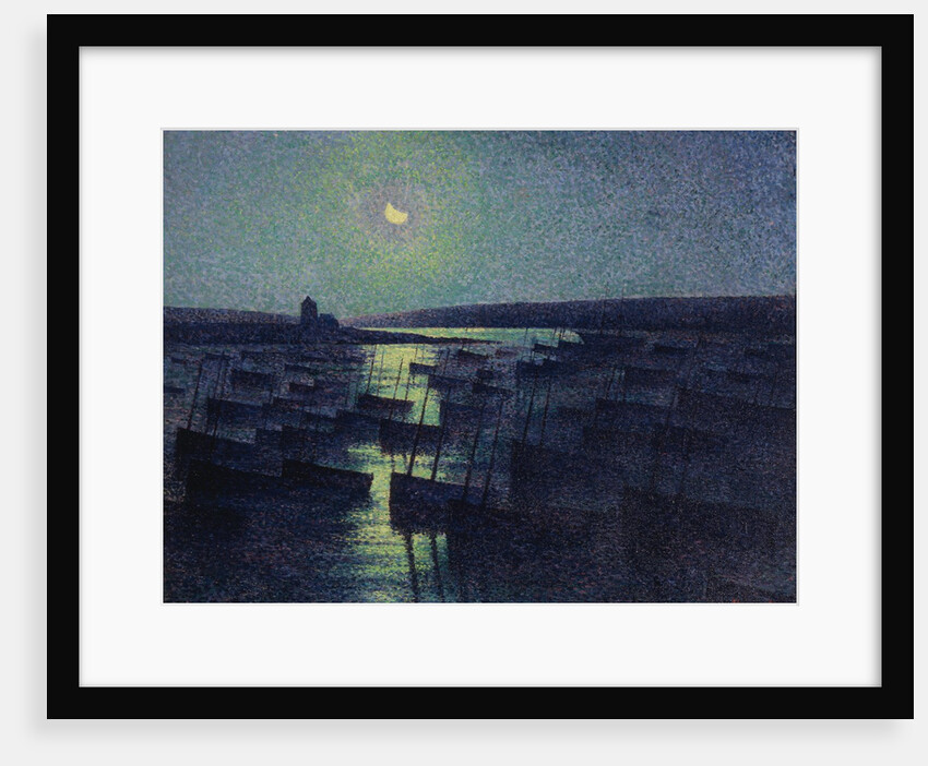 Camaret, Moonlight and Fishing Boats, 1894 by Maximilien Luce