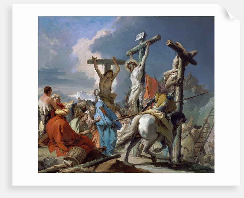 The Crucifixion, 1745-50 by Giambattista & Tiepolo Giandomenico Tiepolo