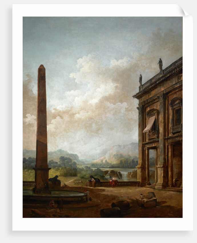 The Obelisk, 1789 by Hubert Robert